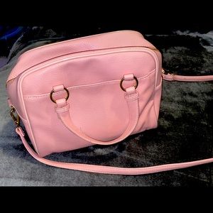 Juicy couture pink purse with gold
